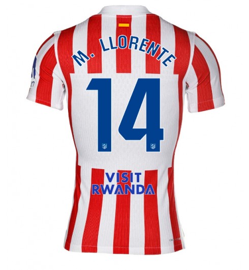 Atletico Madrid Marcos Llorente #14 Domácí Dres 2025-26 Krátký Rukáv Atletico Madrid Marcos Llorente #14 Domácí Dres 2025-26 Krátký Rukáv